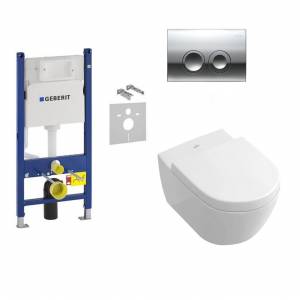 Комплект унитаз Villeroy&Boch SUBWAY 2.0 и инсталляция Geberit 